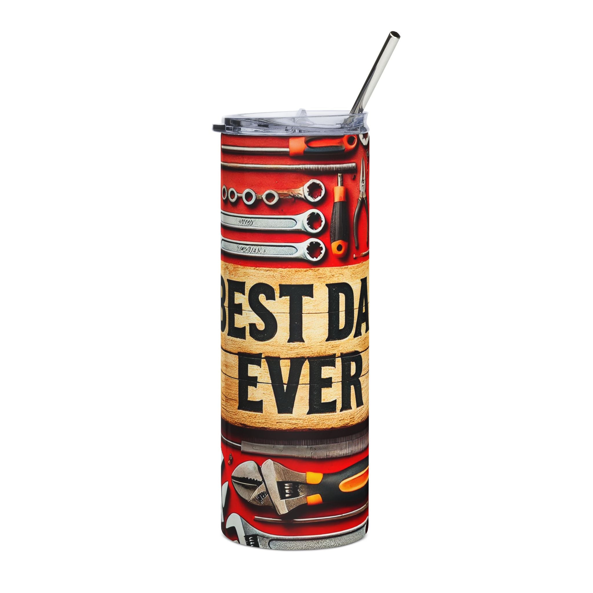"Best Dad Ever" Toolset Stainless Steel Travel Cup
