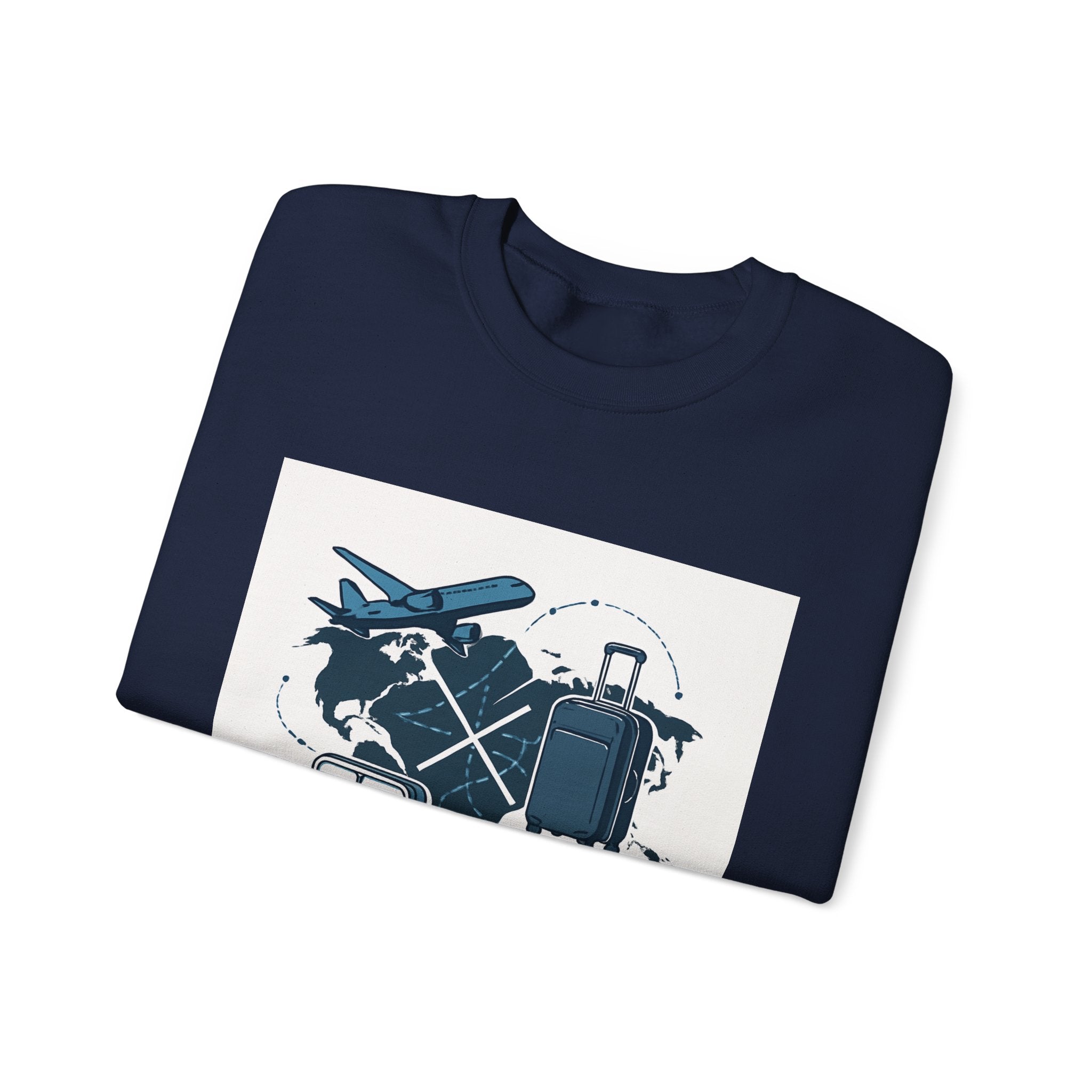 Travel Sweatshirt – "Ready for Takeoff" Crewneck for Travelers