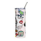 Medical Coder Life 20oz Stainless Steel Tumbler – Cute Healthcare Icons