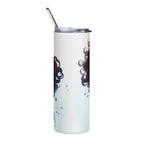 Cute Curly-Haired Mermaid Stainless Steel Travel Cup