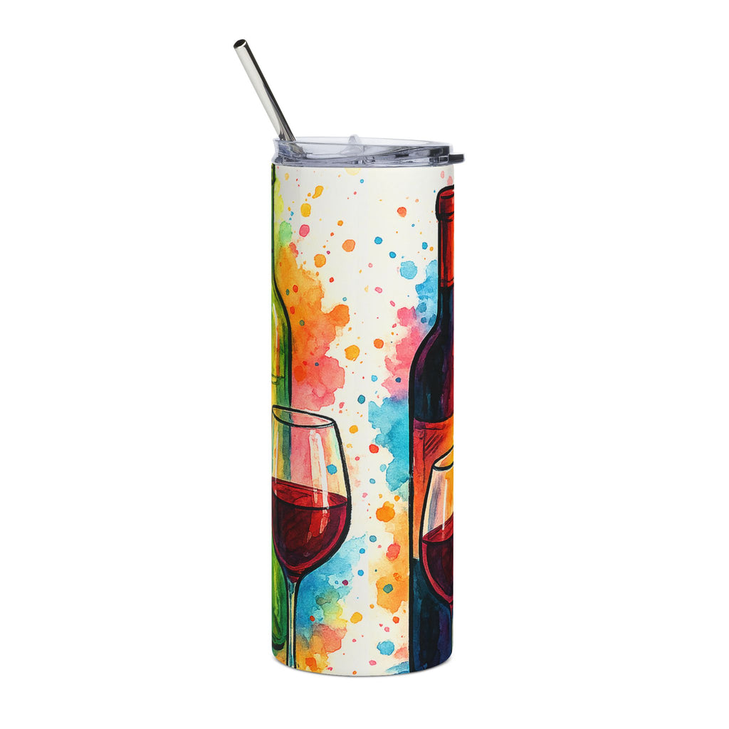 "Wine Gets Better With Age and I Get Better With Wine" Stainless Steel Travel Cup