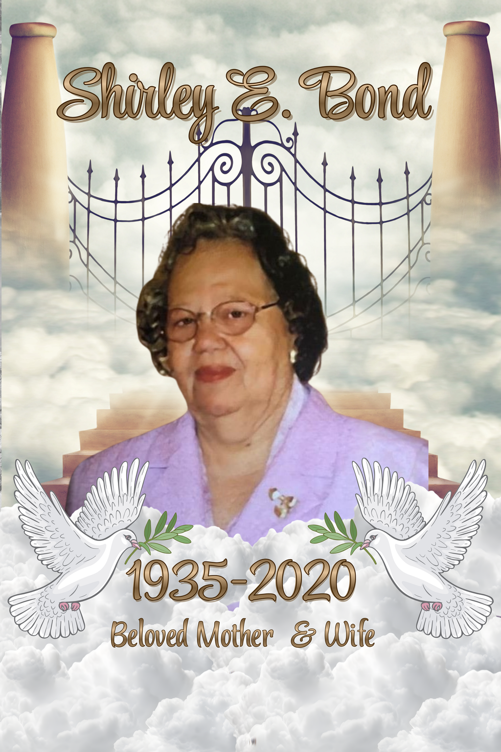 Memorial Funeral Cards – Personalized Tribute Keepsakes - 4x6