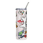 Medical Coder Life 20oz Stainless Steel Tumbler – Cute Healthcare Icons