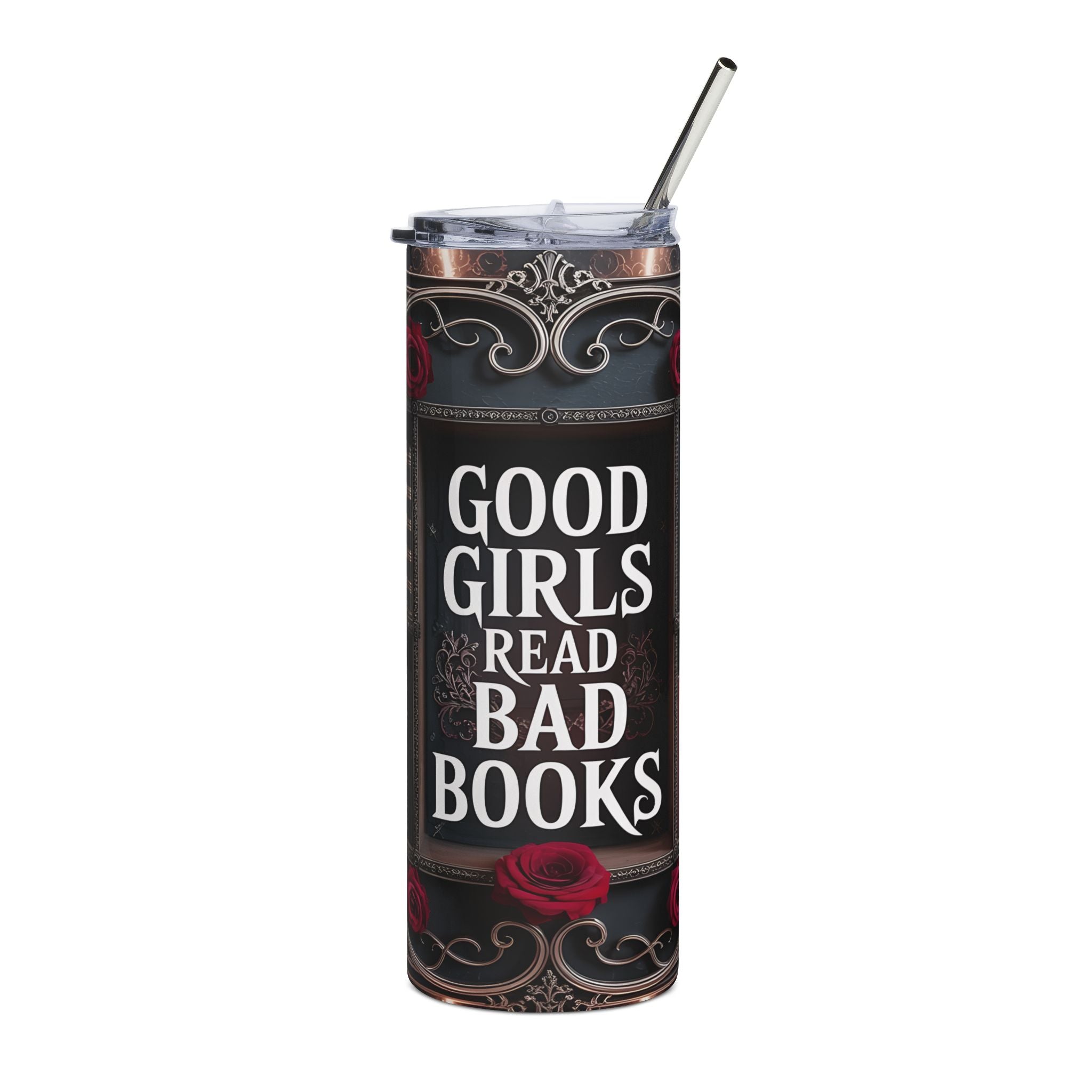 “Good Girls Read Bad Books” Stainless Steel 20oz Travel Cup